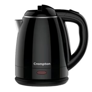 Crompton ActivHot 1.5L Electric Kettle, Quick Boil, Sleek, and Safe!