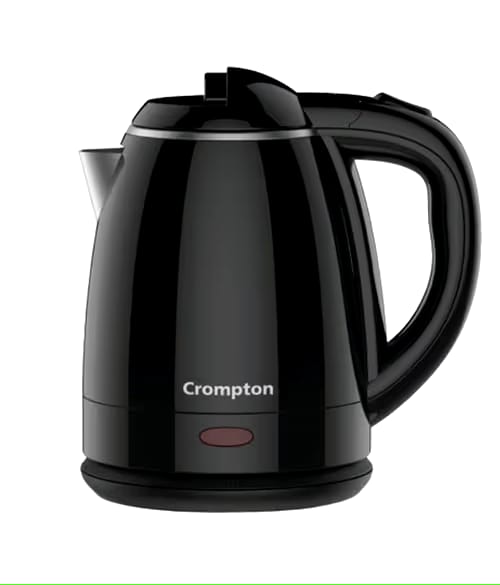 Crompton ActivHot 1.5L Electric Kettle, Quick Boil, Sleek, and Safe!