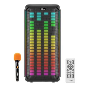 AKAI PM-1000 Ultra Party Speaker,100W RMS, RGB Lights & TWS