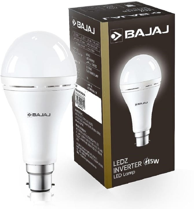 Wipro 15W Rechargeable LED Bulb, Bright Light That Never Quits