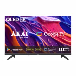 AKAI 43" Bezel-Less 4K UHD Smart QLED Google TV