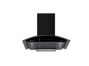 Kutchina Scott 75 Wall-Mounted Auto-Clean Chimney, Sleek & Hassle-Free