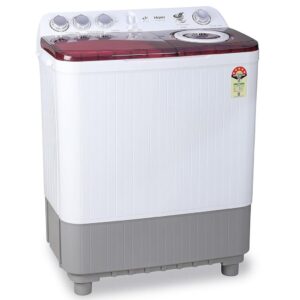 Haier 8.5 kg 5★ Semi-Automatic Top-Load Washing Machine with Anti-Bacterial Vortex Pulsator