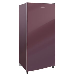 Kelvinator 170L 2-Star Single Door Refrigerator, Stylish Maroon Red, Compact & Energy Smart