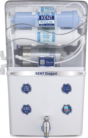 KENT Elegant Mineral RO Water Purifier, RO + UF + TDS Control + UV LED Tank