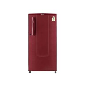 LG 180L/185L Single Door Refrigerator, Peppy Red & Purple Glow
