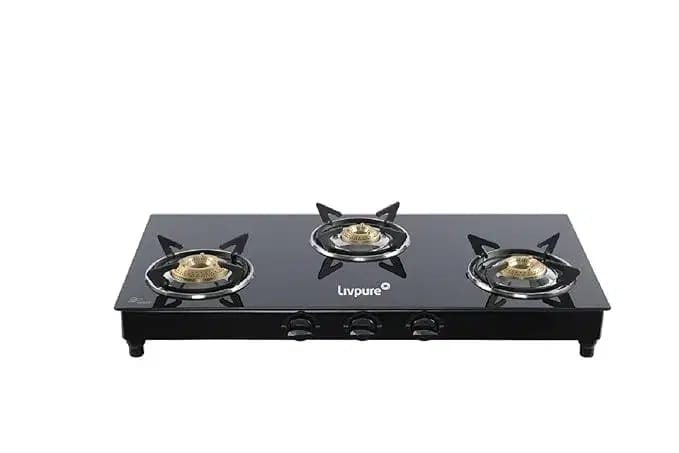 Livpure Nebula 3-Burner Glass Cooktop, Style Meets Everyday Performance