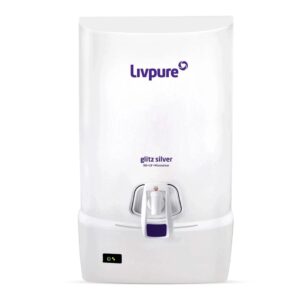 Livpure Glitz Silver 7L RO + UF + Mineraliser Water Purifier, Pure & Healthy Water, Every Time