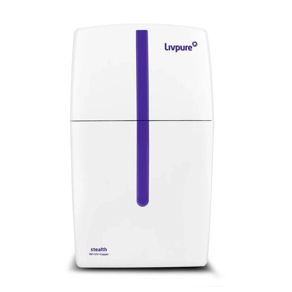 Livpure Stealth 7L RO + UV + Copper Water Purifier, Smart, Stylish, and Safe Hydration
