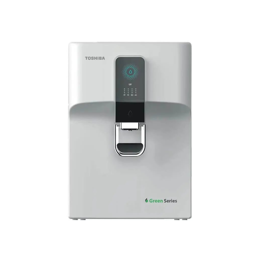 Toshiba 8L RO + UV Water Purifier (White, Green Tech NF), Pure, Safe & Smart Water Every Day