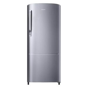 Samsung 183L 2-Star Digital Inverter Single Door Refrigerator, Elegant Inox, Grande Style