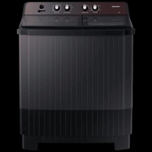 Samsung 9.0 kg Semi-Automatic Washing Machine, Power, Style & Toughness Combined (Dark Grey)