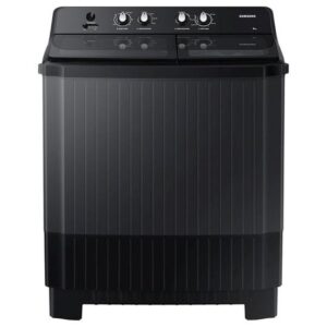 Samsung 8 Kg Semi-Automatic Washing Machine, Powerful Hexa Storm Clean with Tough Glass Lid