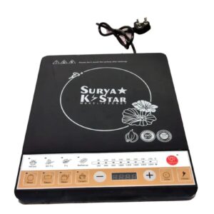 SURYA KSTAR 2000W Induction Cooktop, Fast, Smart & Energy-Saving Cooking (M13 PRO)