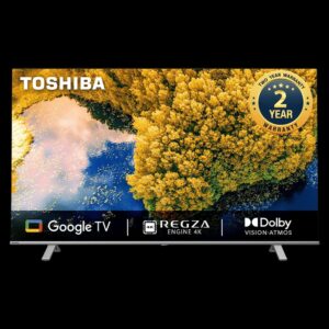Toshiba 55” 4K Ultra HD Smart Google TV, Cinematic Brilliance with Dolby Vision & Atmos