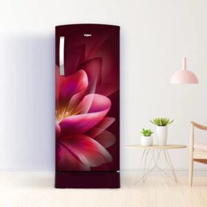 Whirlpool 192L 3-Star Single Door Fridge, Wine Forest