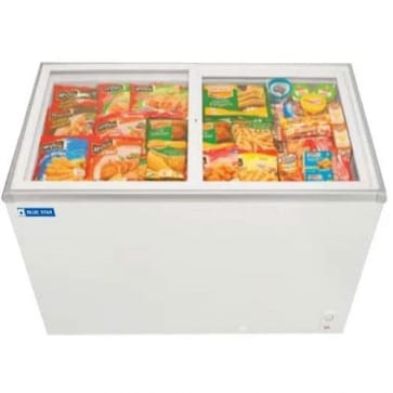 Blue Star 200L Glass Top Double Door Deep Freezer (GT200A), Stylish, Spacious & Super-Chill Performance!