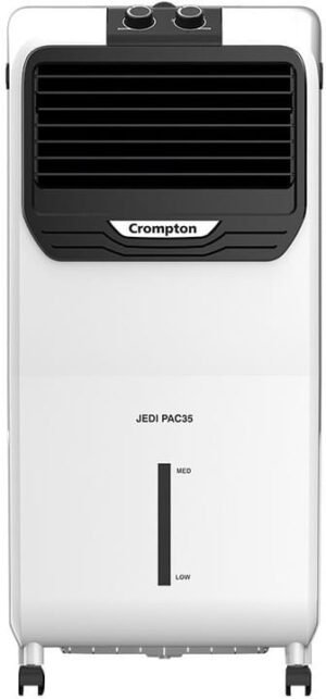 Crompton Surebreeze 35L Tower Air Cooler, Powerful Cooling, Sleek Design & All-Day Comfort