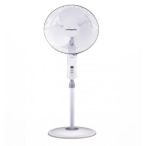 Crompton Surebreeze SDX EE 400mm (16 Inch) Pedestal Fan, Cool Comfort in Style (KD White)