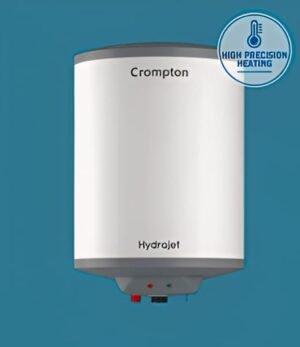 Crompton Hydrajet 10L 5-Star Vertical Storage Geyser, Powerful Heating, Smart Energy Saver