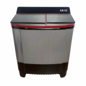 AKAI 10.5 Kg Semi-Automatic Washing Machine Powerful, Spacious & Stylish (Grey-Black)