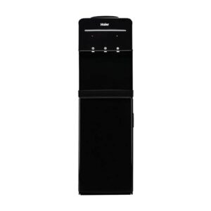 Haier Pro-Series Floor Standing Water Dispenser with Mini Fridge (Black Finish)