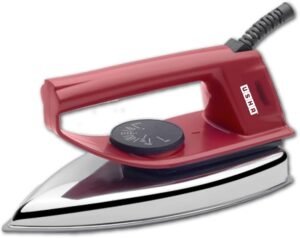 USHA EI 4175-M 750W Ultra-Light Non-Stick Dry Iron, Smooth Glide, Effortless Ironing!