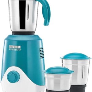 USHA Speed Master 500W Mixer Grinder, Power-Packed Performance with 3 Multi-Purpose Jars