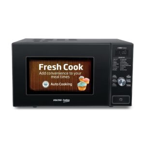 Voltas Beko 25L Convection Microwave Oven, Smart Cooking in Style (Black)