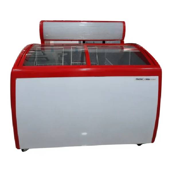 Voltas 300L Double Door Curved Glass Display Freezer, Store & Showcase Freshness