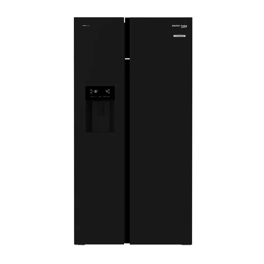 Voltas Beko 640L Frost-Free Side-by-Side Refrigerator, Spacious, Stylish, Smart Cooling