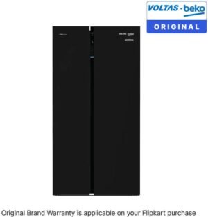 Voltas Beko 640L Frost Free Side-by-Side Refrigerator, Luxury Cooling for Big Families