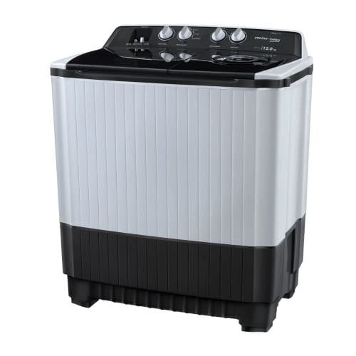 Voltas Beko 12 Kg 5 Star Semi-Automatic Twin Tub Top Load Washing Machine with Hygiene Boost