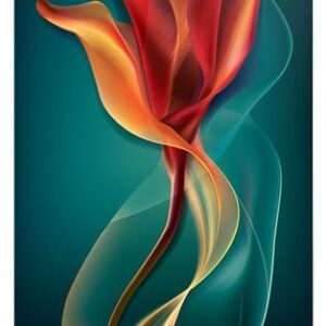 Walton WR215DCGFL-OT 190 L Direct-Cool Single Door Refrigerator (5 Star, Fractal Lily Finish)