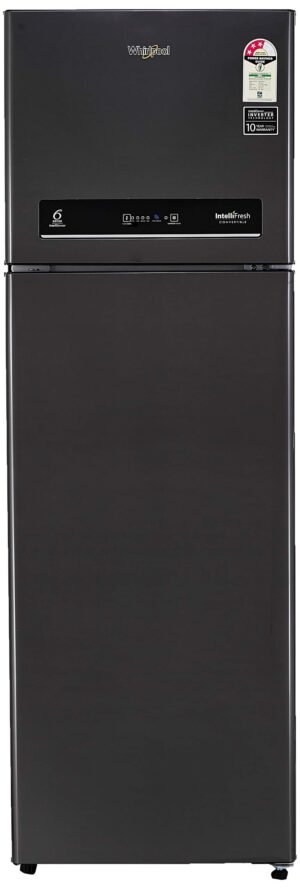 Whirlpool IF INV CNV 305 Steel Onyx Convertible Inverter Double Door Refrigerator.
