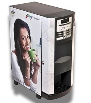 Minifresh 3300 Smart Coffee & Tea Vending Machine, 3-Canister Premix System, Digital Display, Perfect for Home & Office